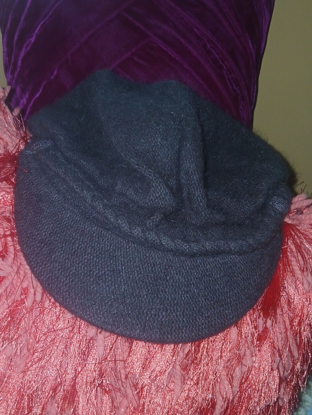 Nine West Brown Wool Newsboy Cap NWT